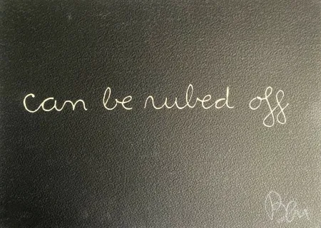 丝网印刷 Vautier - Can be ruled off