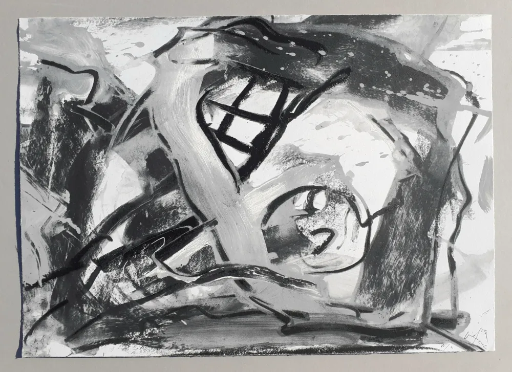 丝网印刷 Vedova - Composizione