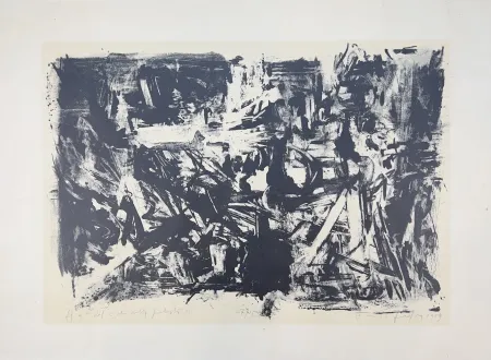 石版画 Vedova - Dal ciclo della protesta - n. 9