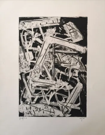 蚀刻版画 Vedova - De America V