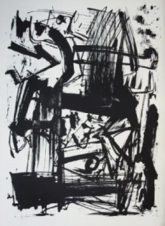 石版画 Vedova - Hommage à Joan Prats