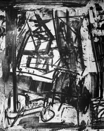 石版画 Vedova - Senza titolo