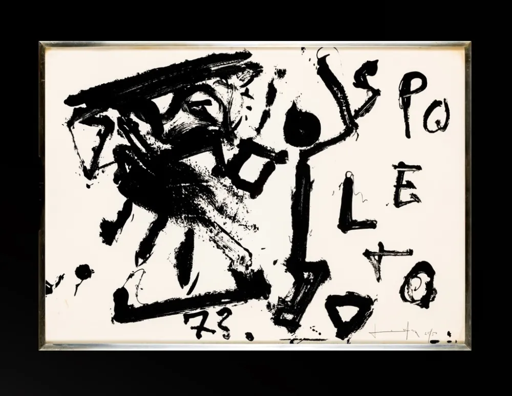 石版画 Vedova - Spoleto 73