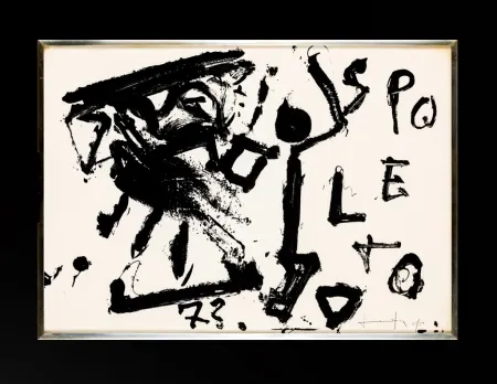 石版画 Vedova - Spoleto 73