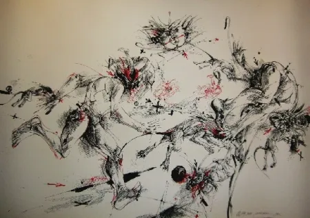 石版画 Velickovic - Fig MII