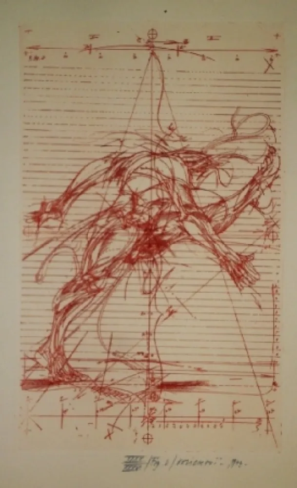 插图书 Velickovic - La prison chiffree du temps - 18 gravures signées