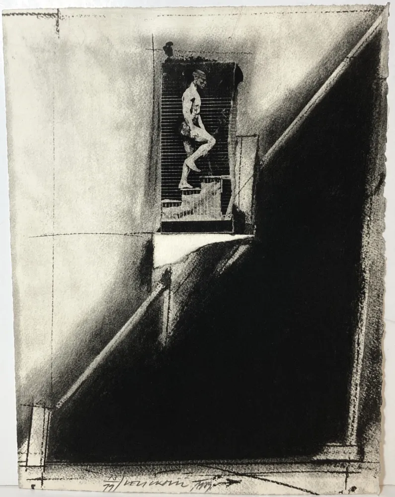 石版画 Velickovic - Lithographie signée et numérotée. 