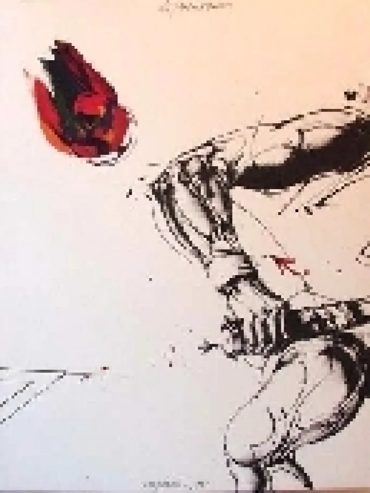 石版画 Velickovic - Roland Garros