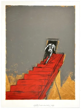 石版画 Velickovic - Salon de Mai