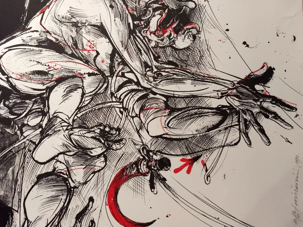 石版画 Velickovic - Unknown