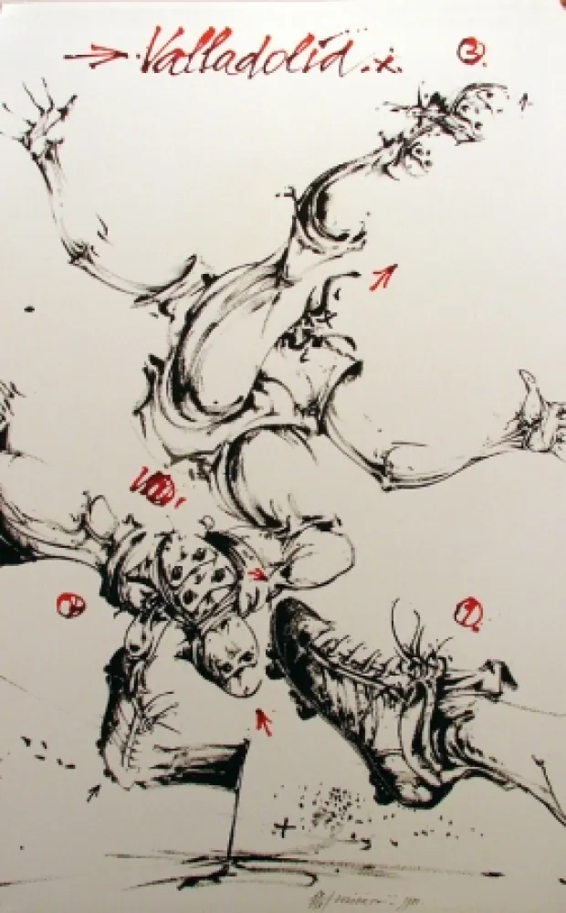 石版画 Velickovic - Valladolid