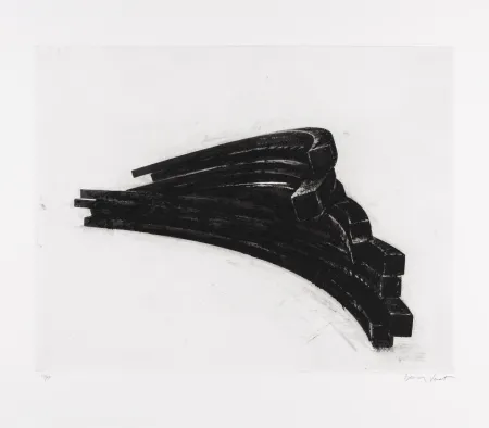 蚀刻版画 Venet - Effondrement: Arcs 01