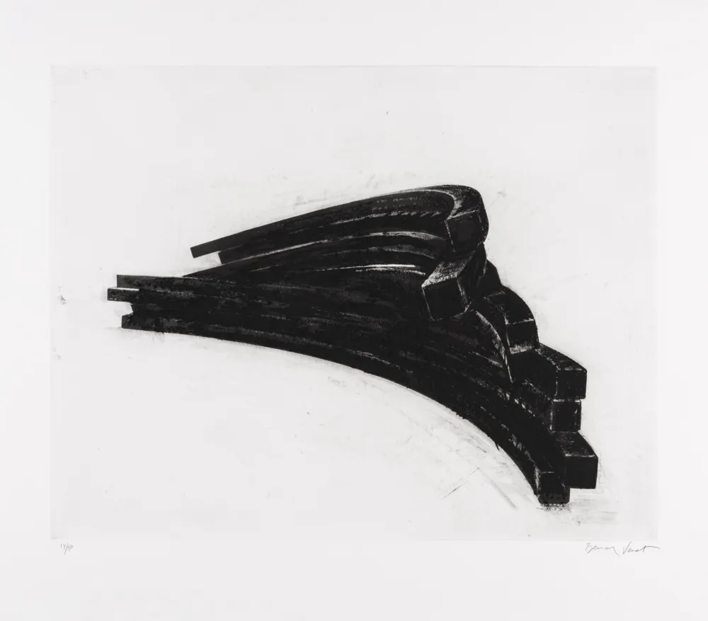 蚀刻版画 Venet - Effondrement: Arcs 01