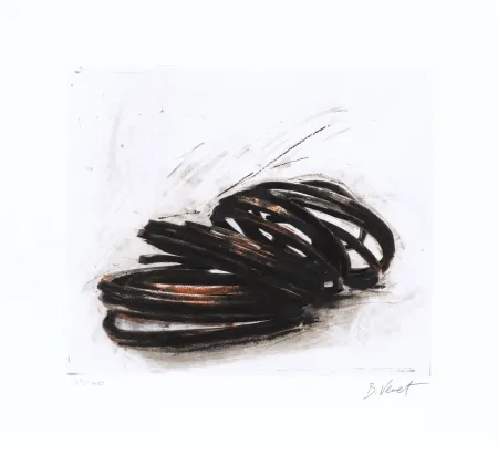 蚀刻版画 Venet - Effondrement - Indeterminate Lines 01