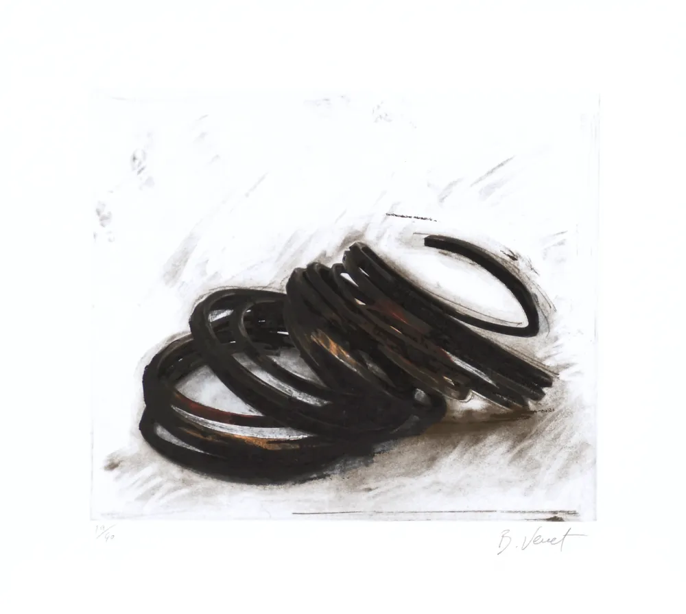 蚀刻版画 Venet - Effondrement - Indeterminate Lines 04