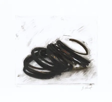 蚀刻版画 Venet - Effondrement - Indeterminate Lines 04