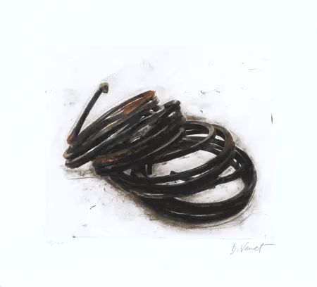 蚀刻版画 Venet - Effondrement - Indeterminate Lines 05