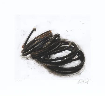 蚀刻版画 Venet - Effondrement - Indeterminate Lines 05