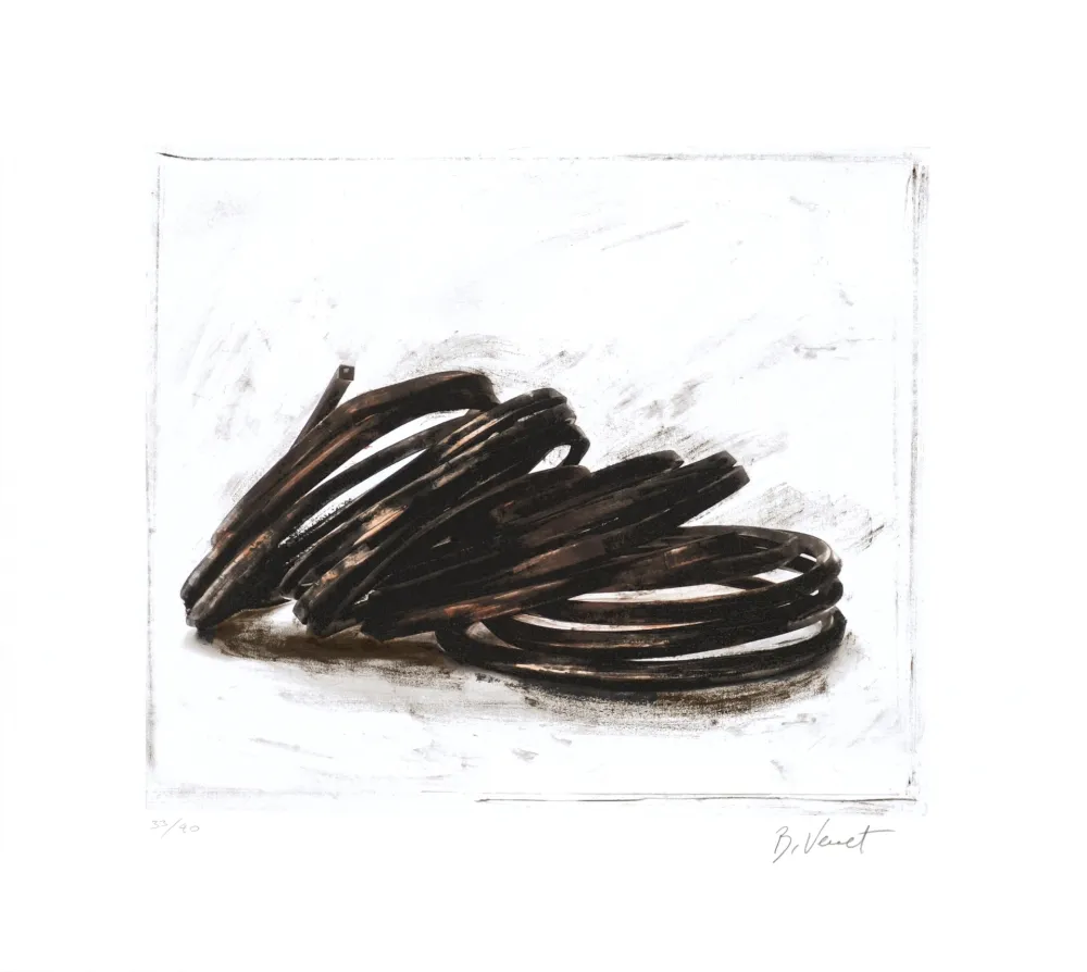 蚀刻版画 Venet - Effondrement - Indeterminate Lines 06