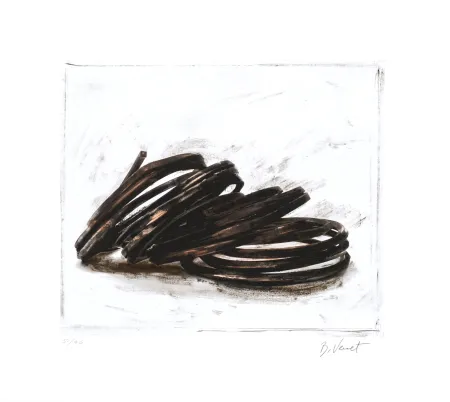 蚀刻版画 Venet - Effondrement - Indeterminate Lines 06