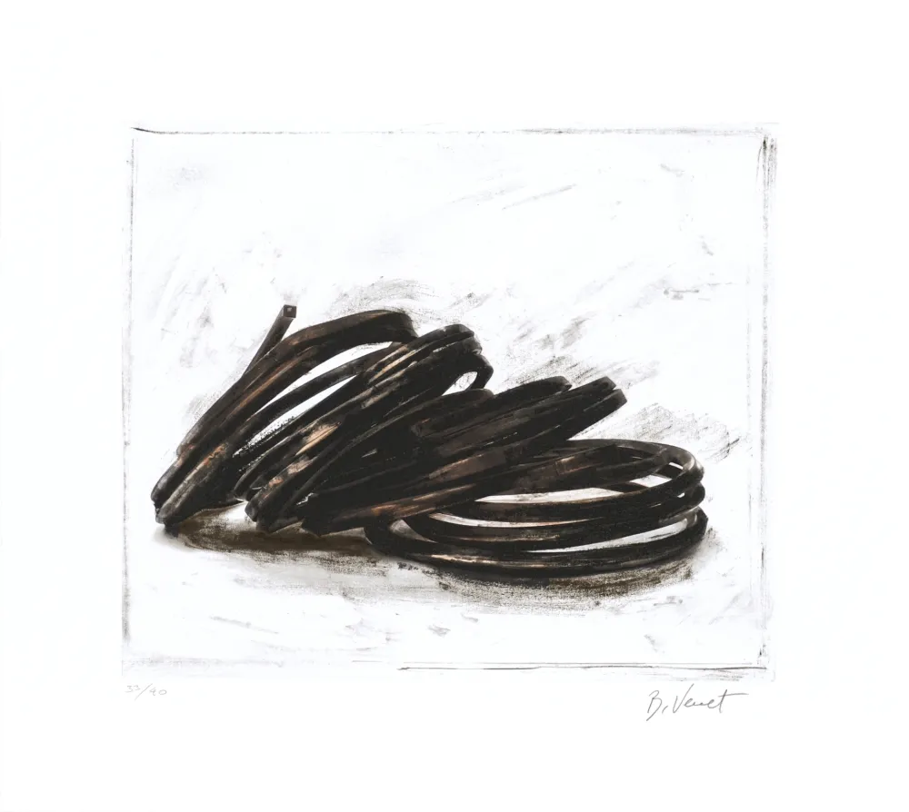 蚀刻版画 Venet - Effondrement - Indeterminate Lines 06