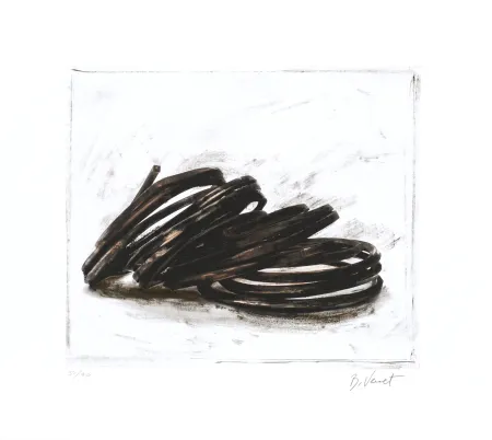 蚀刻版画 Venet - Effondrement - Indeterminate Lines 06
