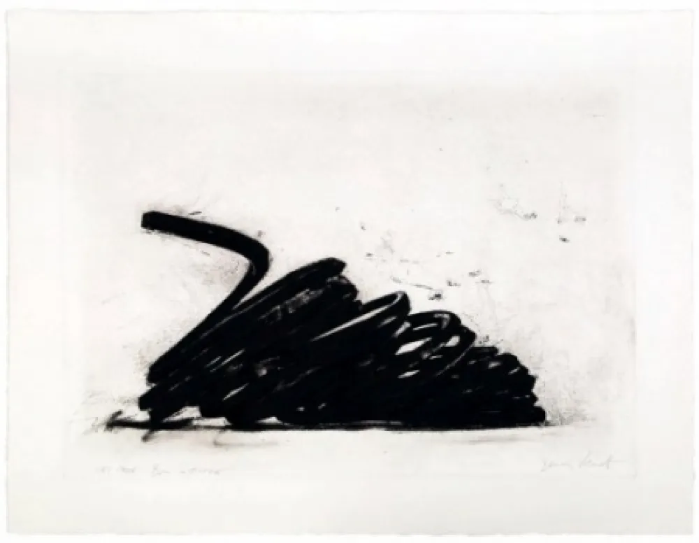 蚀刻版画 Venet - Effondrement: Indeterminate lines 