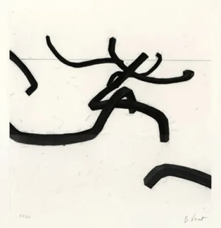 版画 Venet - LIGNES INDETERMINEES