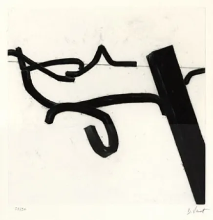 版画 Venet - LIGNES INDETERMINEES