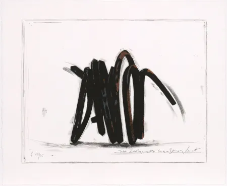 丝网印刷 Venet - Two indeterminate lines