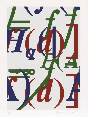 丝网印刷 Venet - Untitled