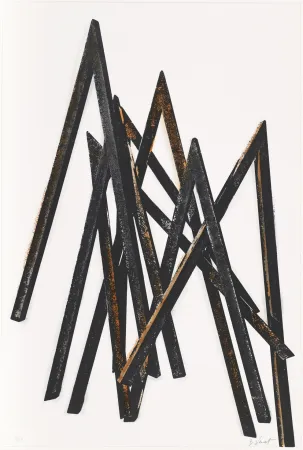 丝网印刷 Venet - Untitled I (Angels)