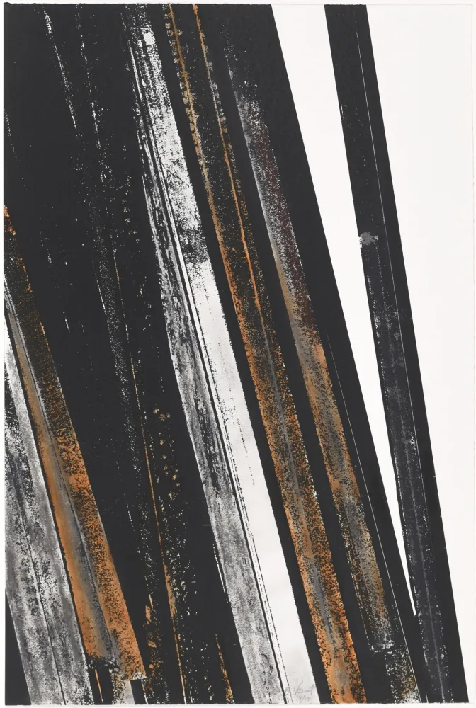 丝网印刷 Venet - Untitled II (Lignes droites)