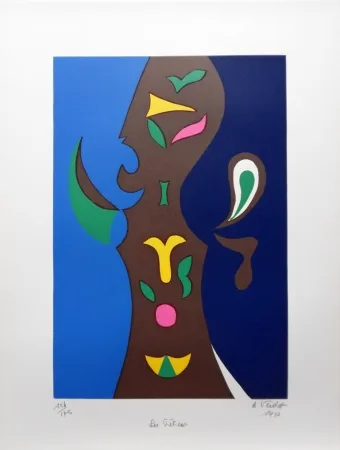 石版画 Verdet - La Prétresse