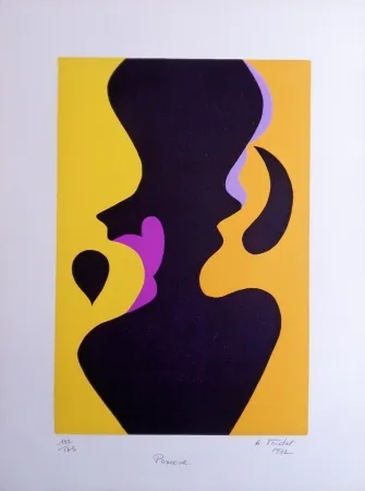 石版画 Verdet - Pomone