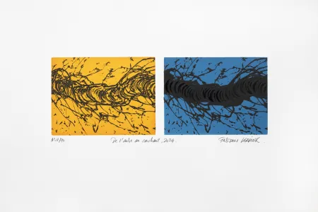 版画 Verdier - De l'aube au couchant