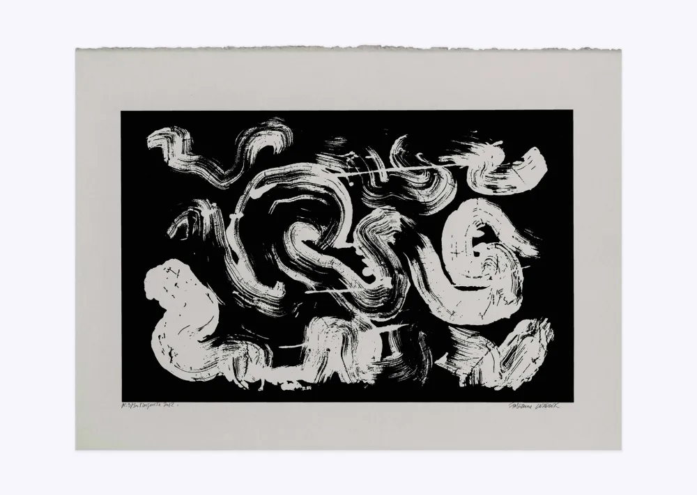 丝网印刷 Verdier - Etude de la coiffe de Margareta ou la pensée labyrinthique