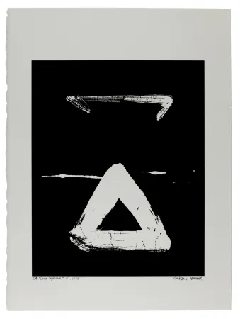 丝网印刷 Verdier - Etude du sedes sapientiae, étude n°7