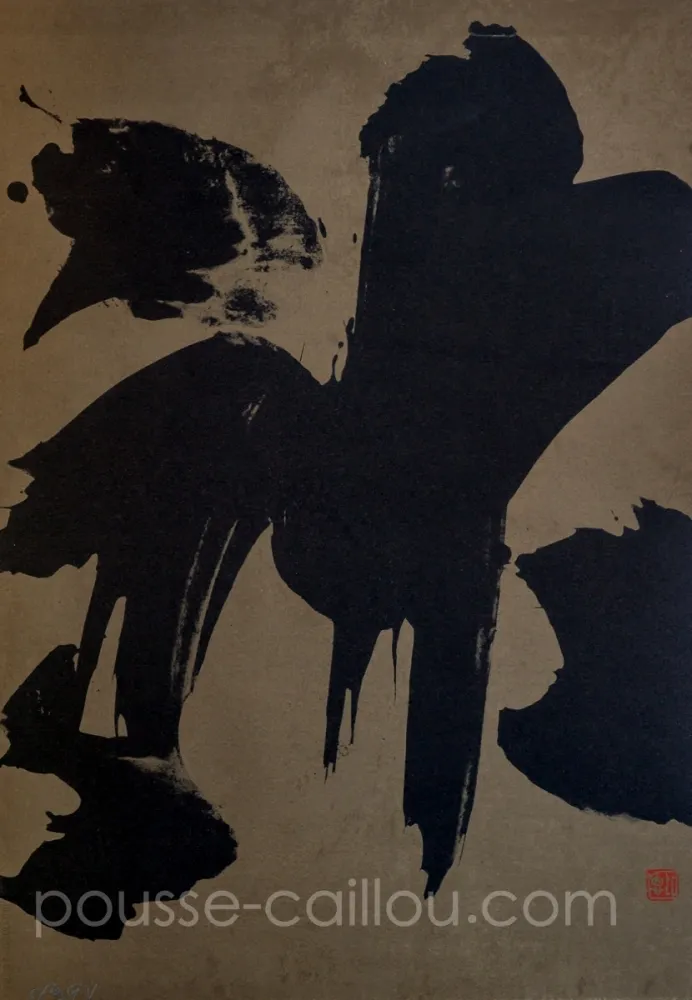 石版画 Verdier - Idéogramme