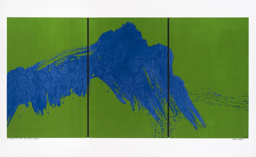 丝网印刷 Verdier - Montagne Sainte-Victoire, depuis le plateau de Bibémus