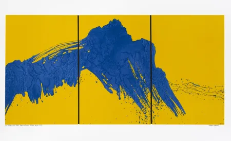 丝网印刷 Verdier - Montagne Sainte-Victoire, depuis le plateau de Bibémus, un jour d'été