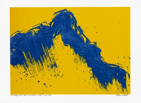 丝网印刷 Verdier - Montagne Ste Victoire  des Venturiers au Cengle