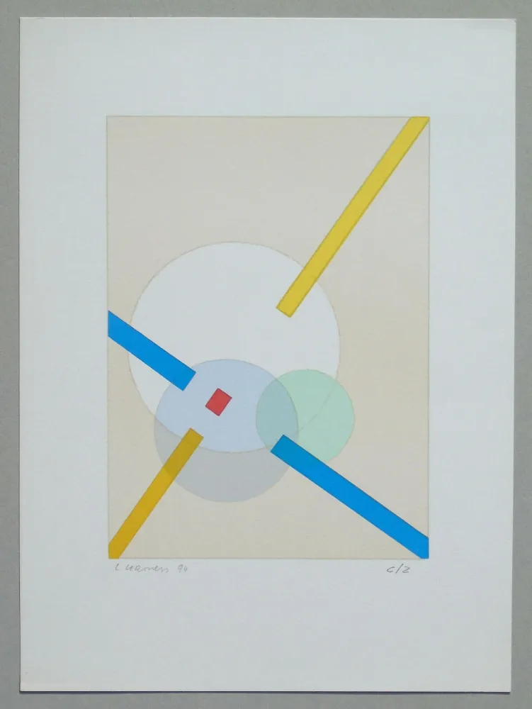 石版画 Veronesi - Composizione