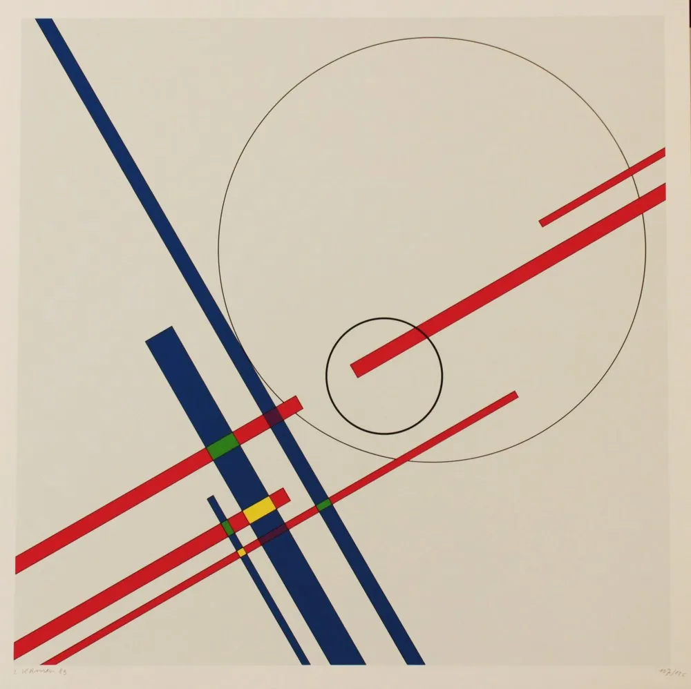 石版画 Veronesi - CONSTRUCTION - EXACTA FROM CONSTRUCTIVISM TO SYSTEMATIC ART 1918-1985