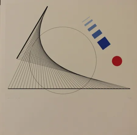 石版画 Veronesi - CONSTRUCTION - EXACTA FROM CONSTRUCTIVISM TO SYSTEMATIC ART 1918-1985