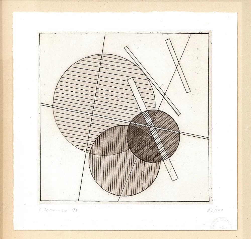 蚀刻版画 Veronesi - Senza titolo