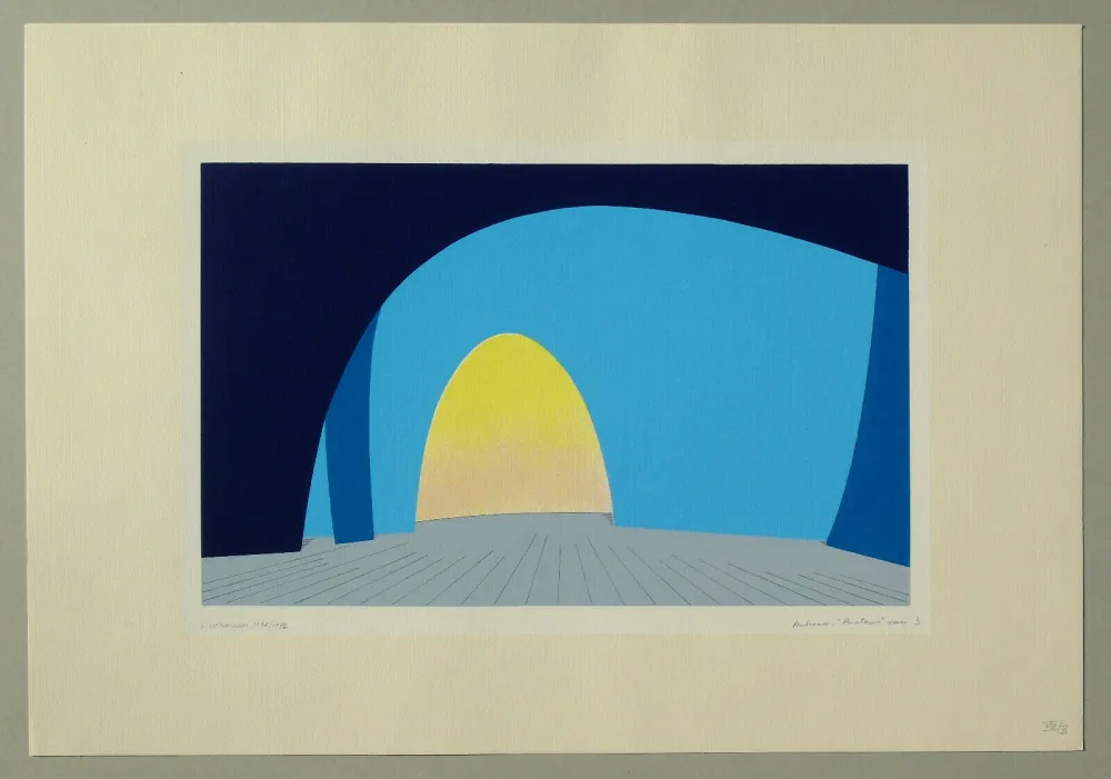 石版画 Veronesi - Teatro 2 (tavola C)