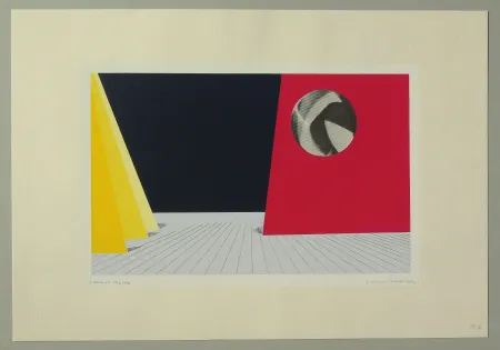 石版画 Veronesi - Teatro 2 (tavola D)