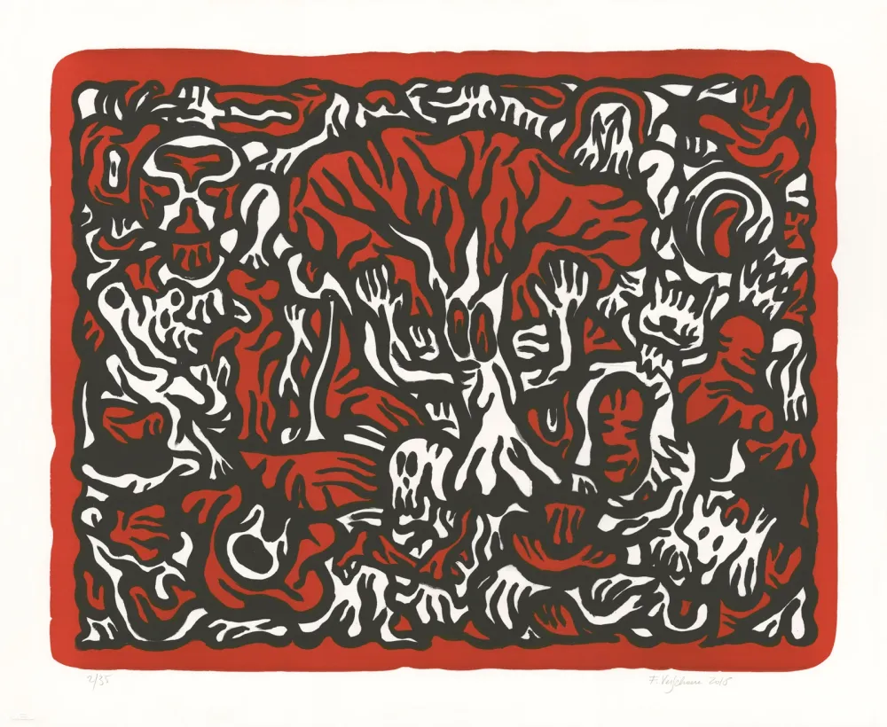 石版画 Verschaere - The Outlaw Tree