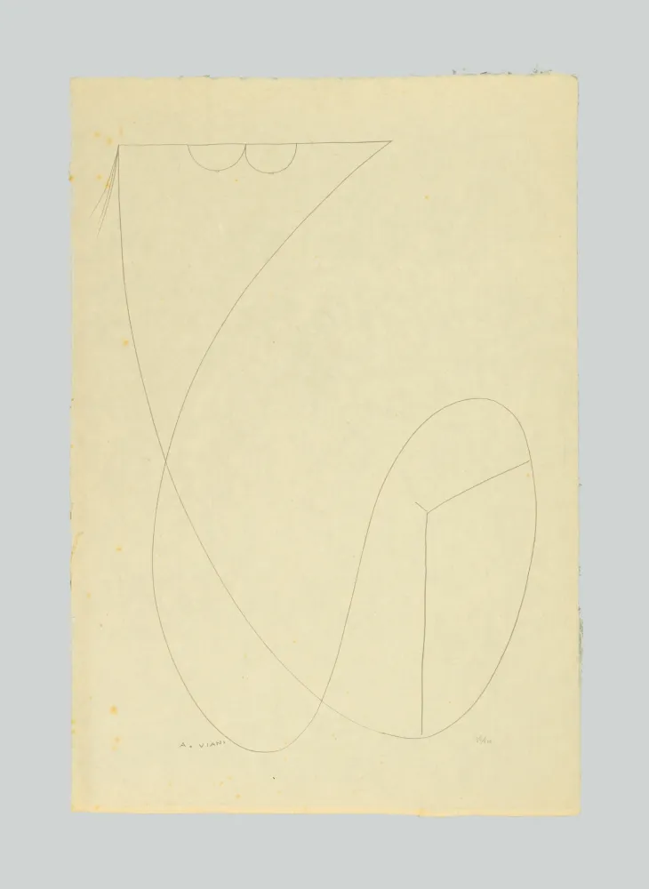 石版画 Viani - Composizione